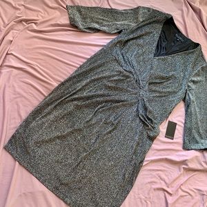 Eloquii Silver Bodycon Dress